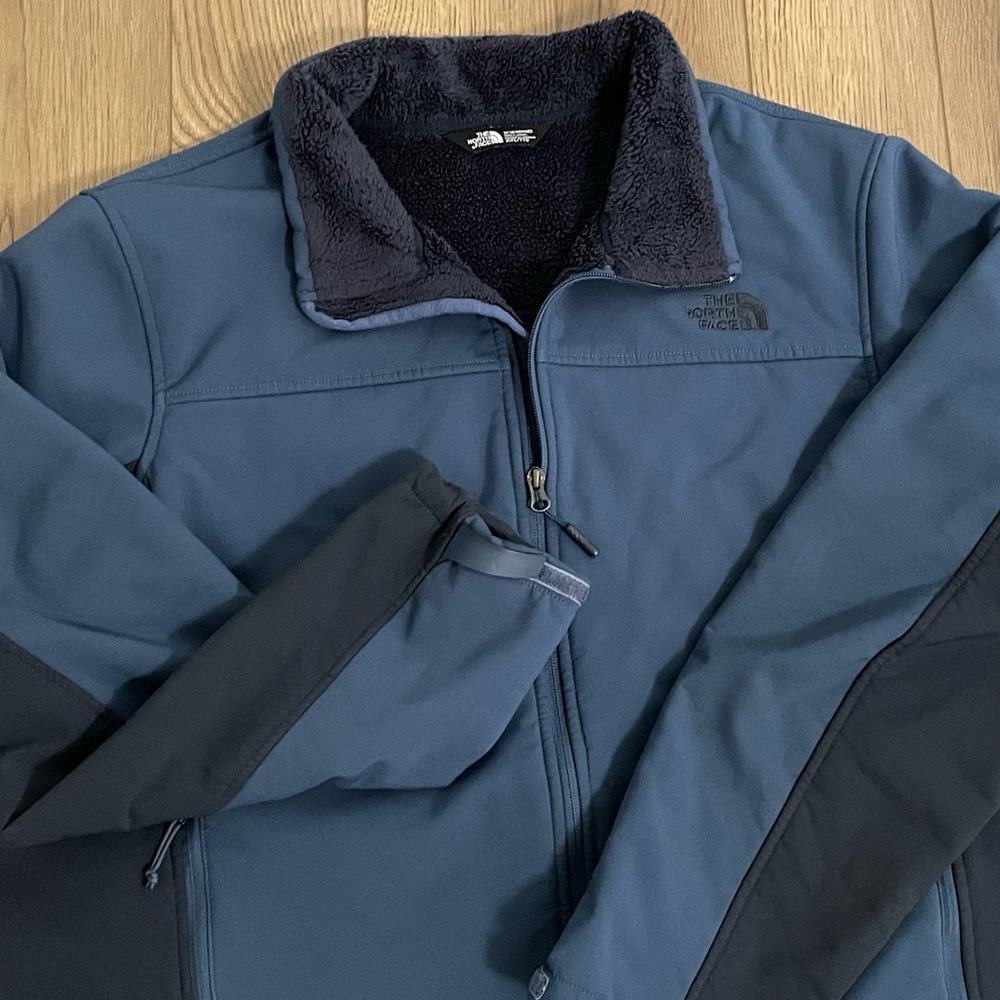 ❤️The North Face Windwall Chromium Blue Black Mens Size XXL Lined‎ Jacket